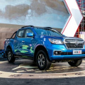 China Dongfeng mini RICH 6 gasoline engine 4WD pickup truck with double cab